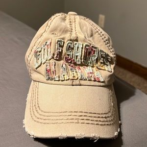 Robin Ruth hat that says Gulf Shores
